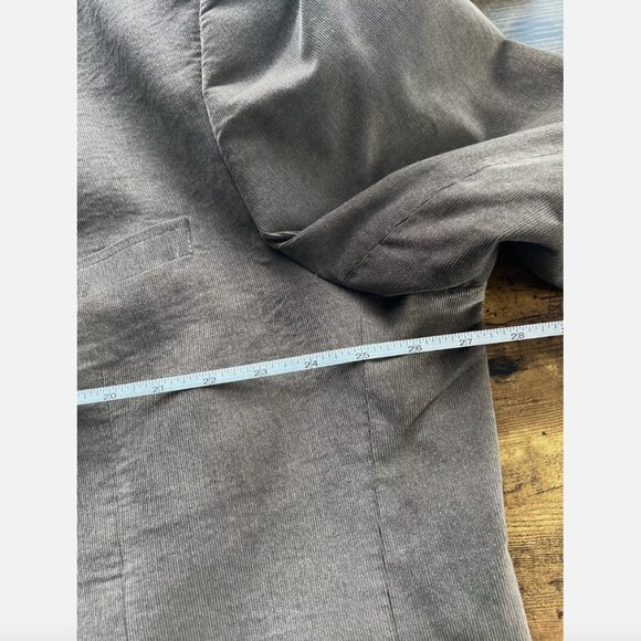 Calvin Klein Brown Corduroy Two Button Blazer Sport Coat - 54R - Picture 5 of 15